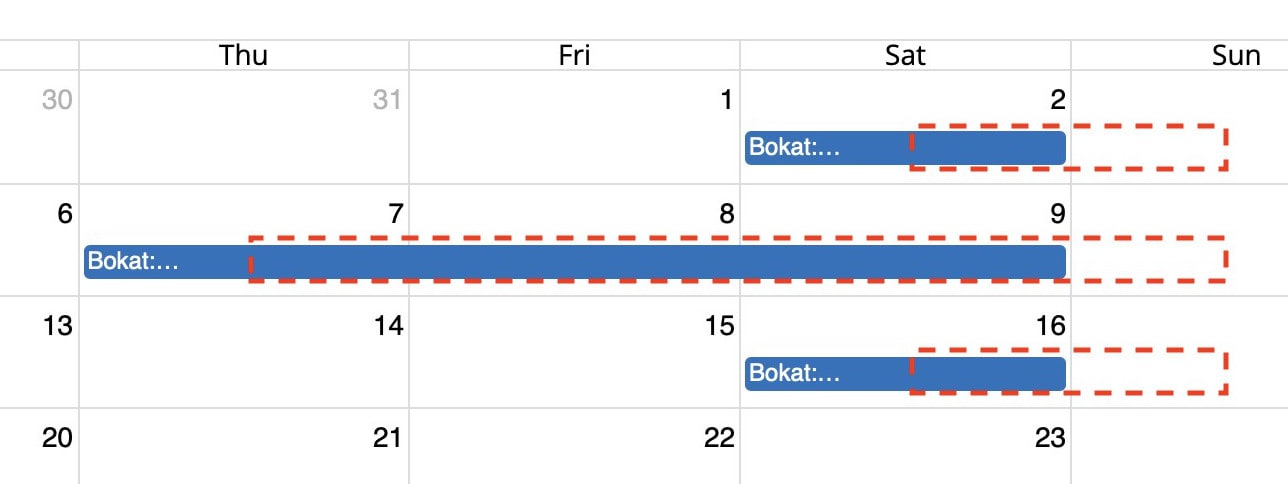 bokning